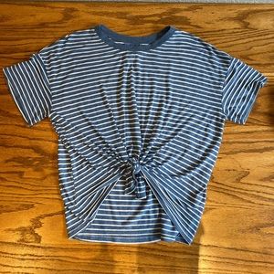 Modish Rebel striped shirt.